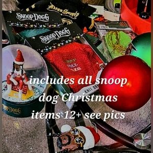 NWT SNOOP DOG CHRISTMAS BUNDLE CHECK IT OUT